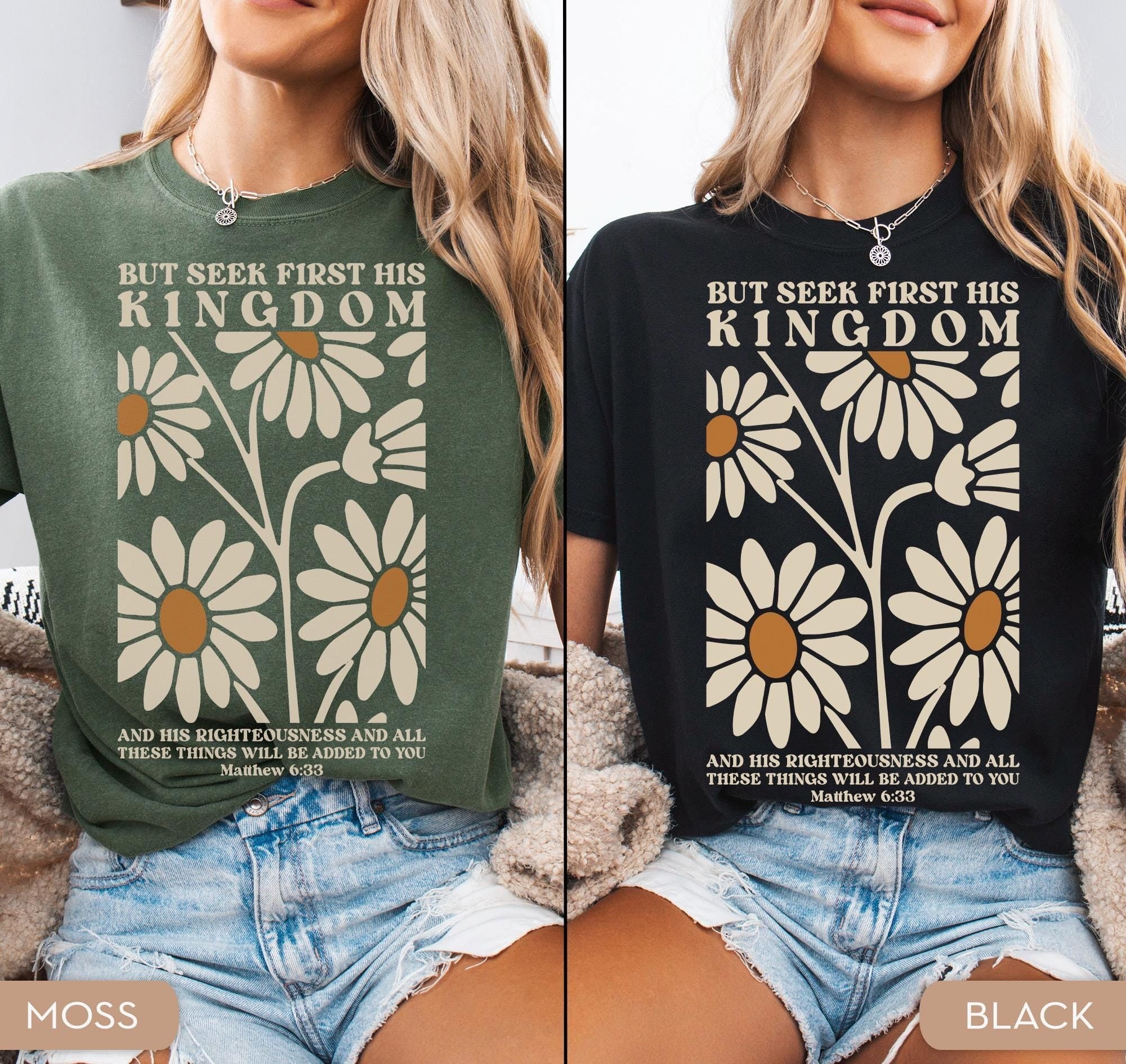 Comfort Colors® Christian Shirt, Christian Gifts, Inspirational Shirt, Religious Shirt, Bible Verse Shirt